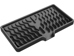 Jabonera de baño, bandeja de ducha con desagüe de silicona, organizador natural de secado rápido de Vayotoy
