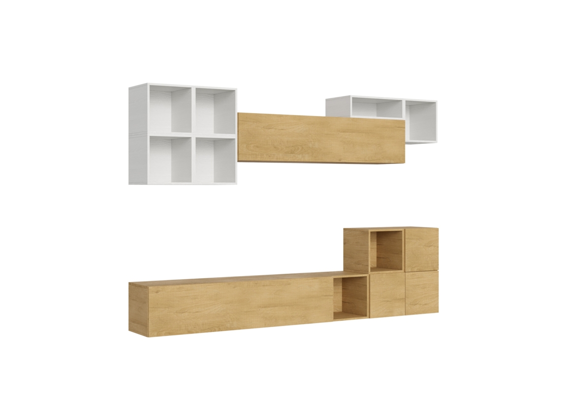 Composición de pared de habitación H45 W.294 D.39.2 Itamoby