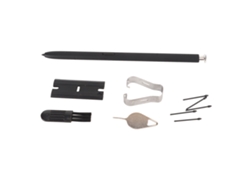 Caneta Estilo Stylus Com Ponta Extra Para Samsung Galaxy S22 Ultra Prata