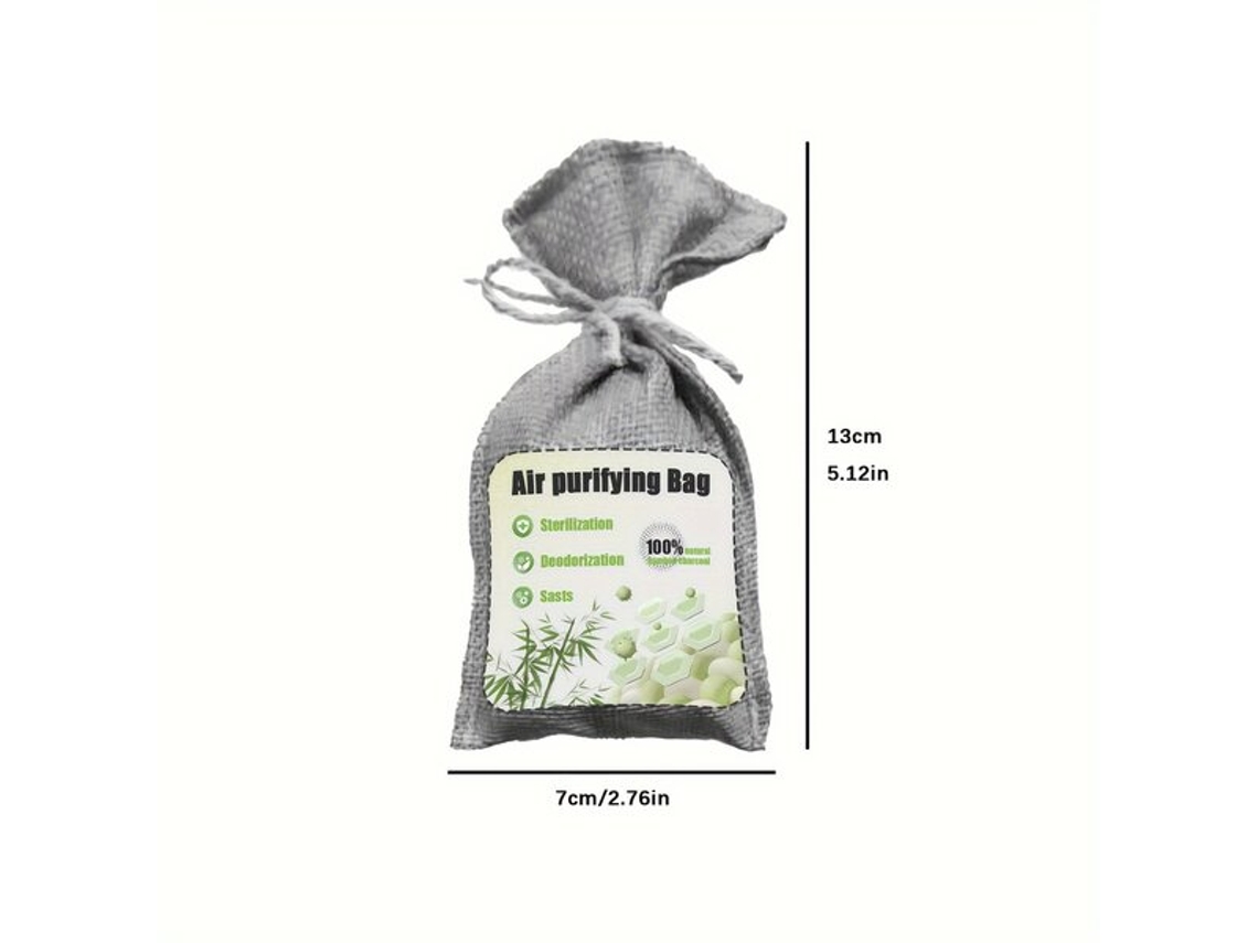 Desodorante de carbón de bambú con absorción natural de olores en bolsa Pickifyvayotoy
