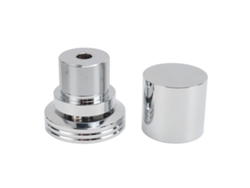 Pies Antivibración De Aleación De Aluminio Con Almohadilla Antideslizante Para Altavoces, Color Plata, Para Amplificadores Y Tocadiscos.