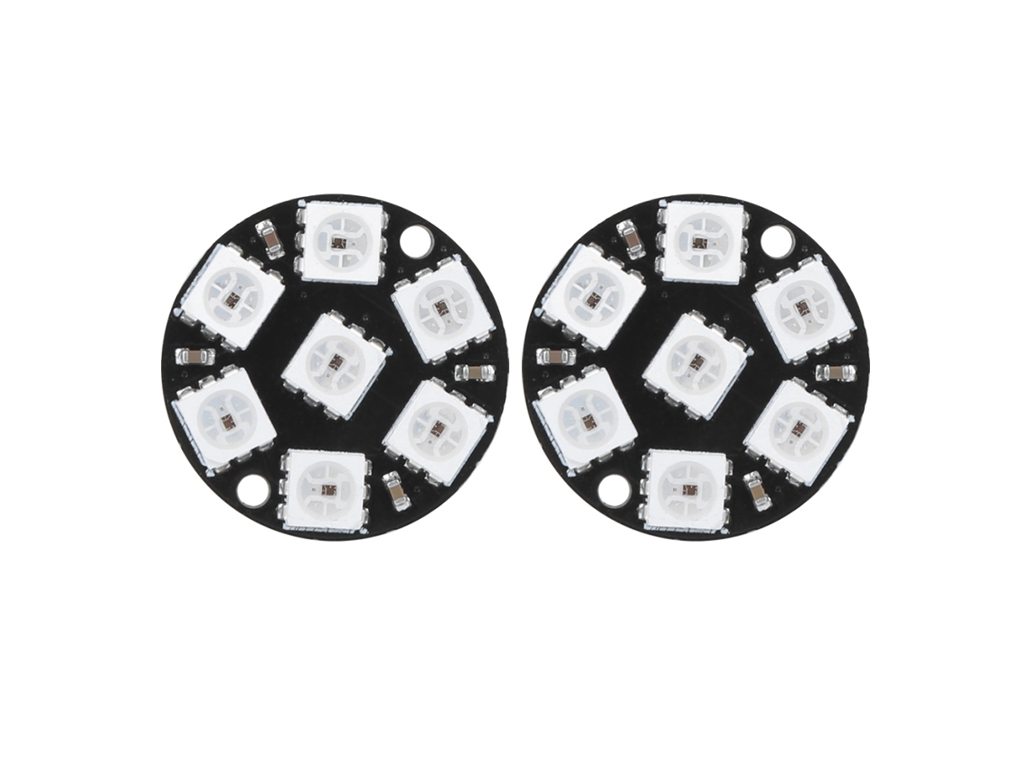2pcs Placa De Desarrollo Led Rgb 7 Bits Cjmcu Módulo Controlador Integrado Ws2812 5050