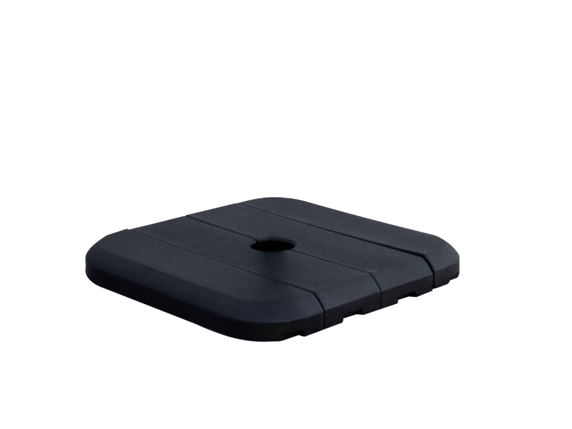 Pie Parasol Exterior Negro Base Rellenable 140 Garbar