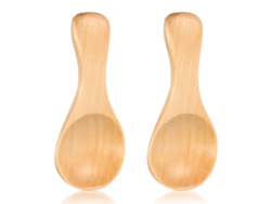 Mini Cuchara de Madera con Mango Corto - Accesorio de Cocina JEIIBRZUI