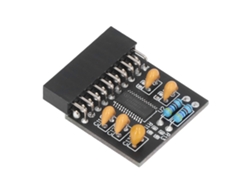 Tarjeta De Seguridad Criptográfica Con Módulo Lpc Tpm 2.0 De 20 Pines Para Pc Asus, Msi Y Gigabyte