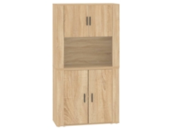 Maison Exclusive - Aparador Alto Madera Contrachapada Color Roble