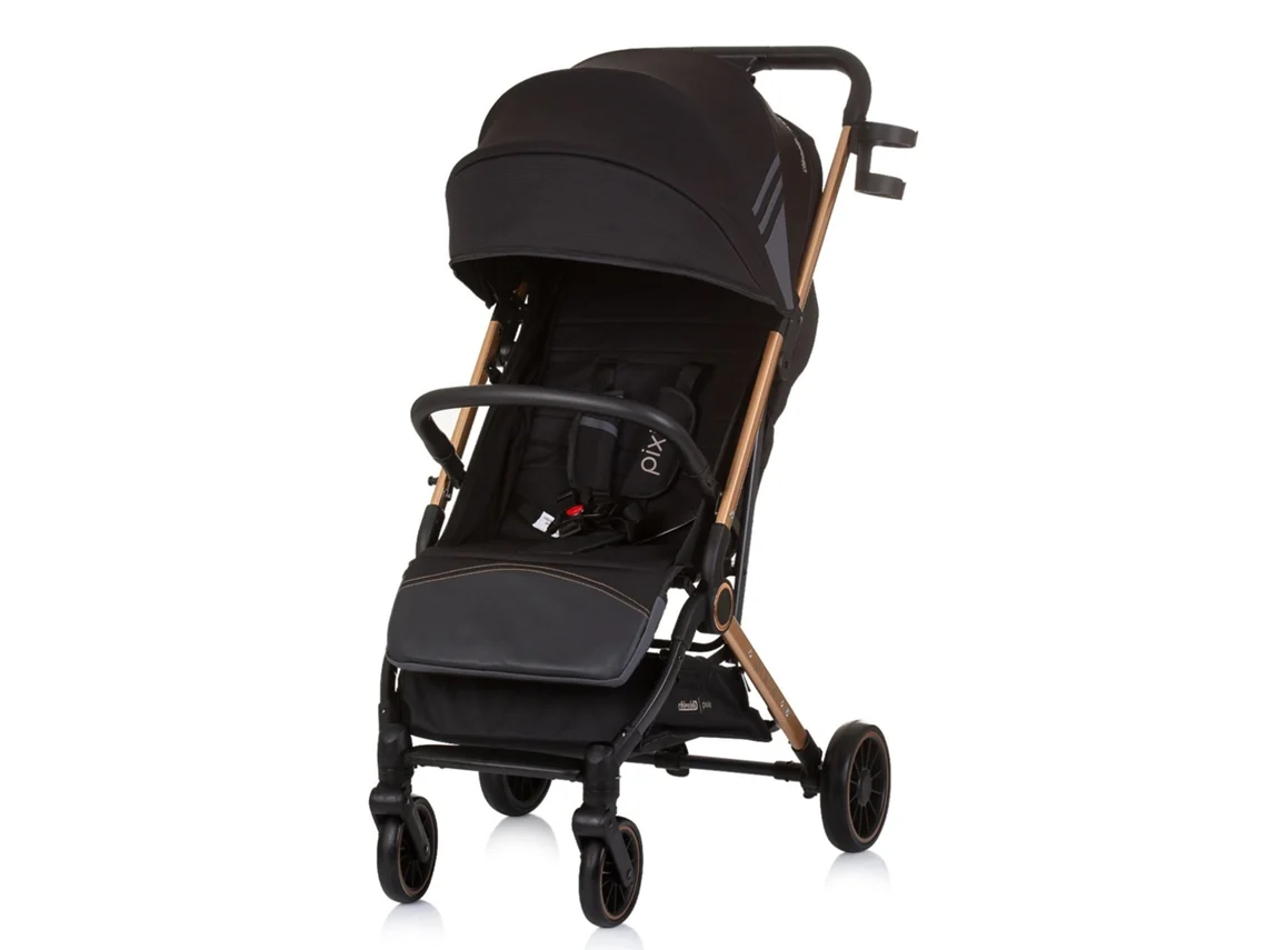 Silla de Paseo PIXIE desde el nacimiento hasta 22 kg Obsidian Gold CHIPOLINO