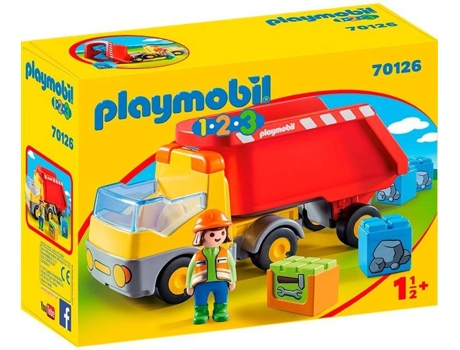 Playmobil PLAYMOBIL 1 2 3 Camion De Construccion (Idade Mínima Recomendada: 18 meses)