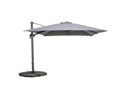 Parasol Excéntrico Cuadrado (3 X 3 M) A 360° 4 Losas De Lastre