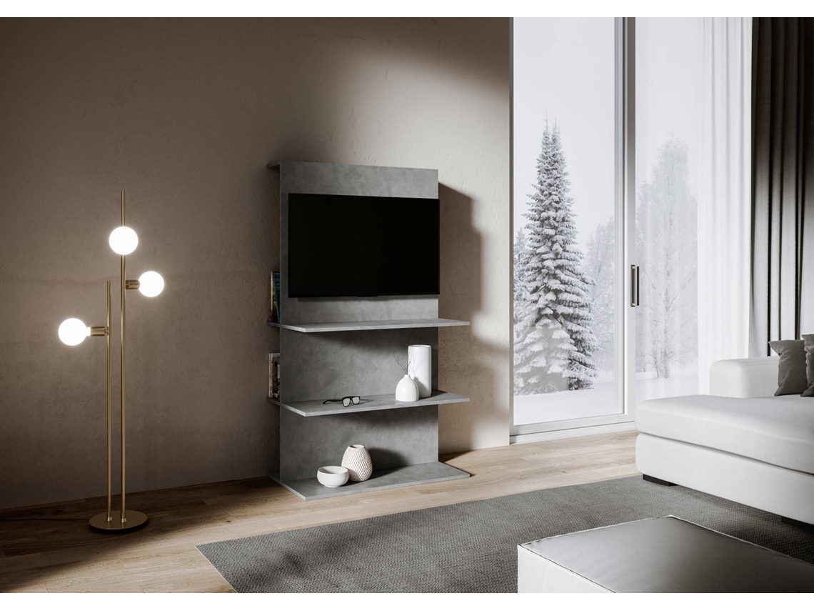Mueble de TV B Loki Espátula Antracita Itamoby
