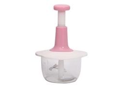 Cuich Batidora Manual Prensador de Ajos y Verduras en Acero Inoxidable Rosa