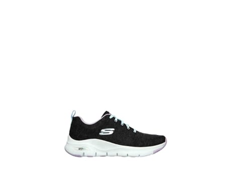 Zapatillas SKECHERS Mujer (Textil - 37 - Negro)