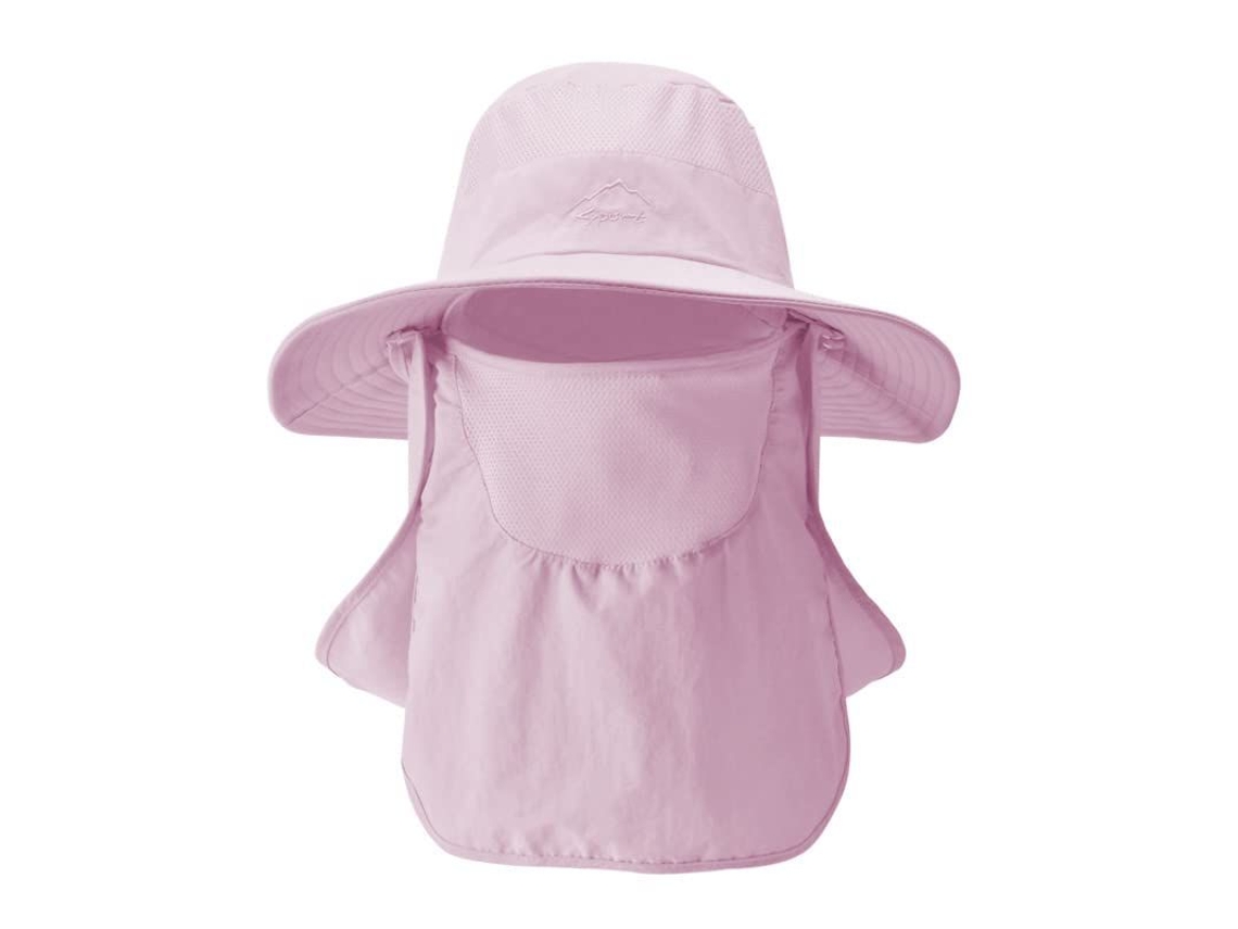 Sombrero De Pesca Para Hombre Protección Solar Outdoor Sombrero Bucket Senderismo Rosa
