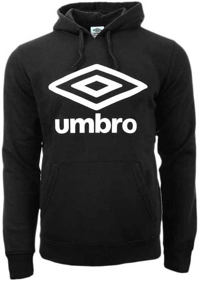 Sudadera Para Hombre con logotipo de forro polar umbro large oh negro