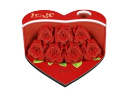 Bloc de notas 3D Eifson Rose Story Love Flowers (rojo)