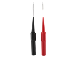 1 Par De Puntas De Prueba Con Aguja Perforadora Aislada Para Multímetros, Rojo Y Negro.