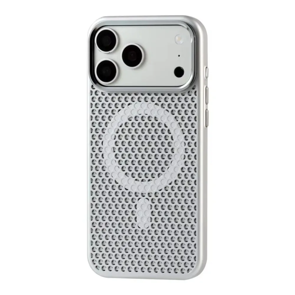 (plata, Iphone 13 Pro Max) Funda Mate Para Teléfono Con Disipación De Calor Y Protección De Marco De Cámara Metálico A Prueba De Golpes.
