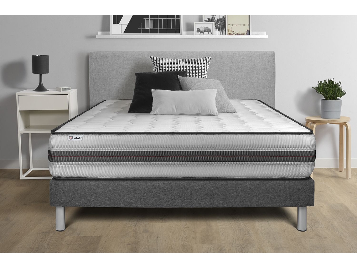 Somier Vital Power Recover VITALIT Espuma con memoria Gris (140x190)