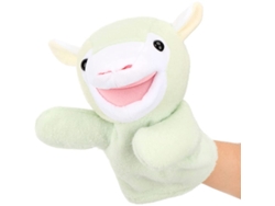 Marioneta De Mano De Cordero De Peluche Con Boca Móvil Para Que Los Niños Jueguen, Regalo De Cumpleaños, 25 Cm