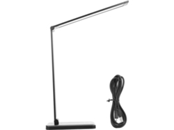 Lámpara De Escritorio Led Táctil Plegable Con 5 Niveles De Brillo, De Aluminio, Para Leer Y Estudiar.