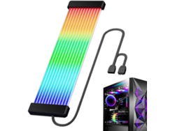 Tira de LED RGB | Neón RGB de 24 pines con cable de 108 LEDs – Cubierta de cable