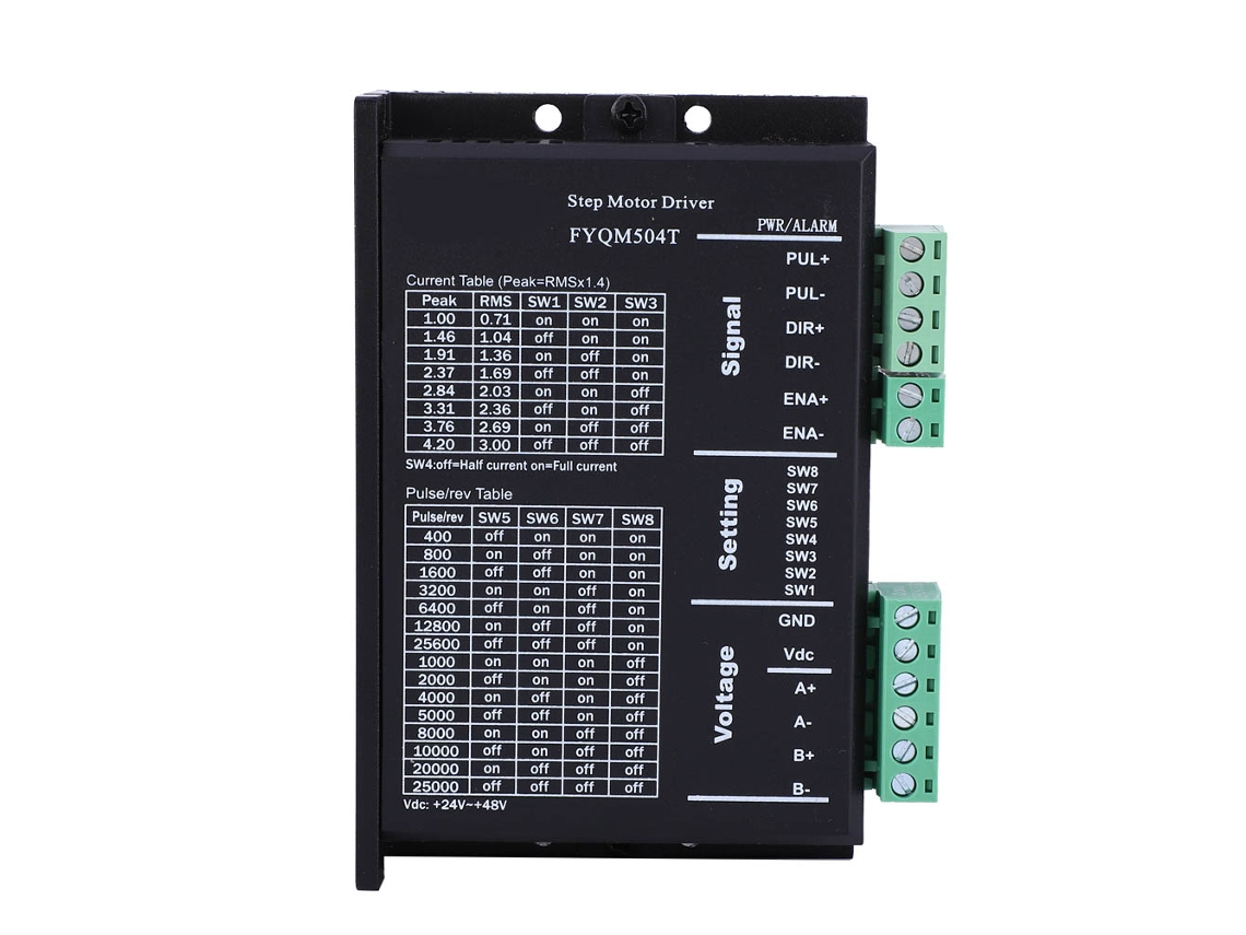 Controlador De Motor Paso A Paso Ajustable Nema 17/23 24-40v 1.0~3.0a/fase Para Automatización