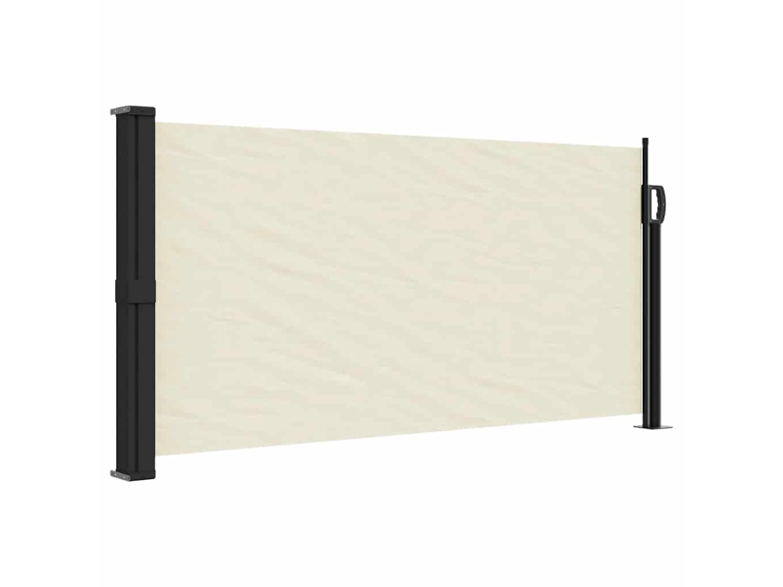 Toldo lateral retráctil crema VIDAXL (100x500 cm)