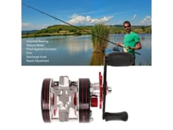Reel De Pesca Baitcasting De Metal, Carrete Transversal Para Río Y Lago, Izquierdo, Drum Baitcasting Lure Reel