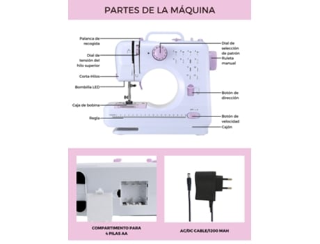 Máquina de Coser Portátil. MAGIC SELECT