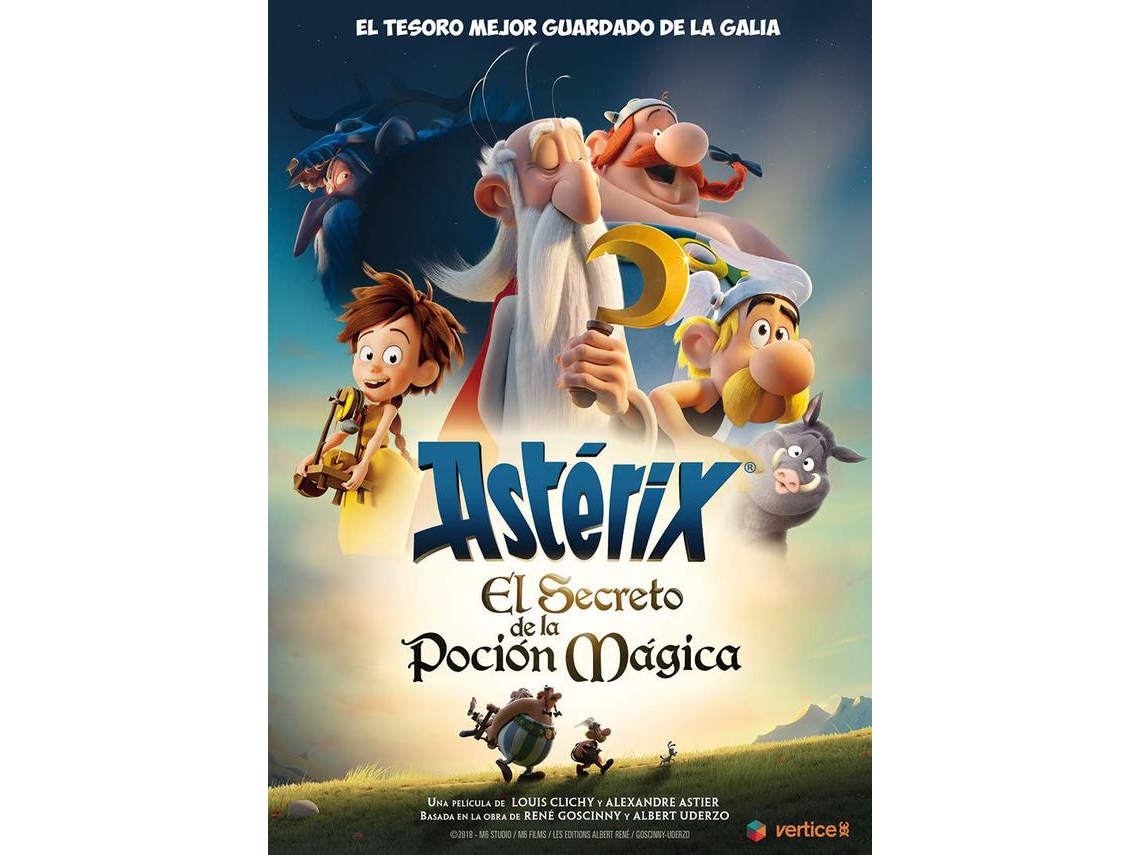 DVD Asterix El Secreto De La Poción Mágica