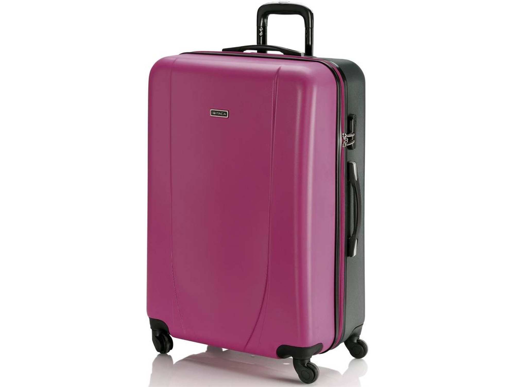 Maleta de Viaje ITACA Abs Texturizado (100 L - Rosa)