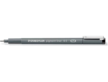 Bolígrafo Fineliner STAEDTLER Delineador de Pigmento 308 Punta Punta superfina Super fina (Tinta Negra)