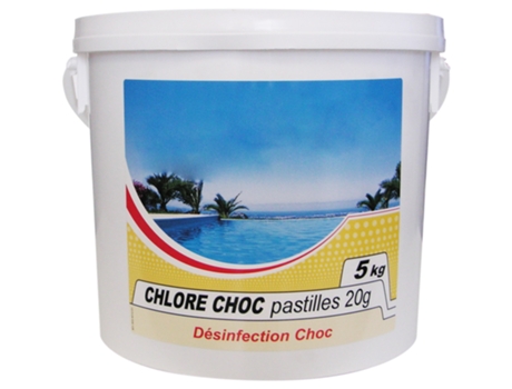 Tableta de choque de cloro 5 kg chlore choc - NMP
