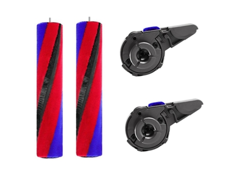 Escova de rolo de tampa de substituição para dyson v12 v15 slim v10 slim