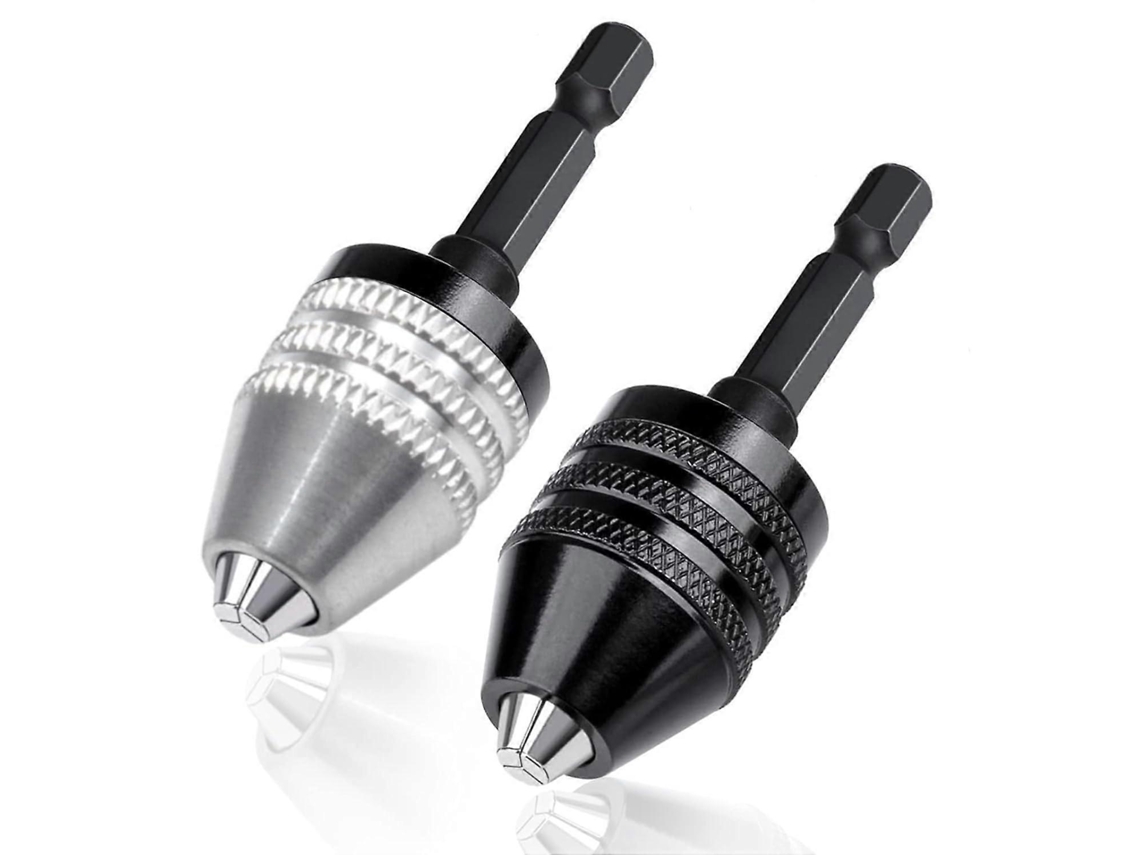 Adaptador De Conmutación Rápida Para Taladro Sin Clave 0.3-6.5mm Mango Hexagonal 1/4 Pulgada Para Amoladora Eléctrica