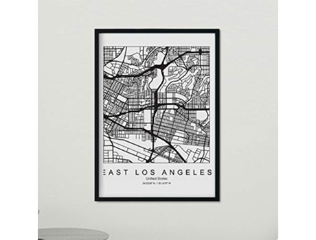 Poster NACNIC Mapa de East Los Angeles (A3)