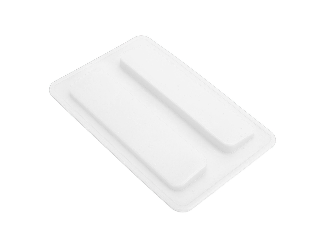 Tapa De Silicona Para Tostadora, 15,8 X 10,4 X 1,2 Cm, Protectora Contra El Polvo, Blanca, Reutilizable.