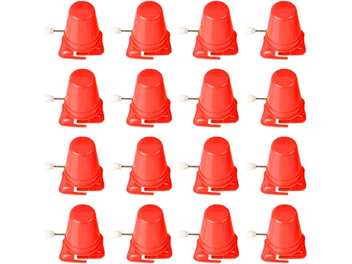 80 Piezas De Robot Mecánico Con Piernas De Juguete Para Niños, Mecanismo De Cuerda, Color Rojo.