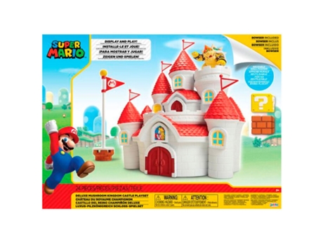 Castillo del Reino Champiñón 16 Piezas Super Mario JAKKS Deluxe