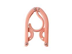 Percha plegable de 3 pliegues, diseño resistente a la corrosión, portátil para casa, viajes y hoteles.