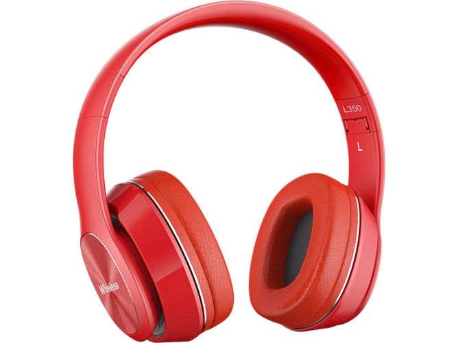 Auriculares Bluetooth ANSELF L350 (Over Ear - Rojo)
