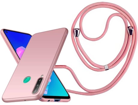 Funda Huawei P40 Lite E Turtleshell Rígida con Collar Rosa