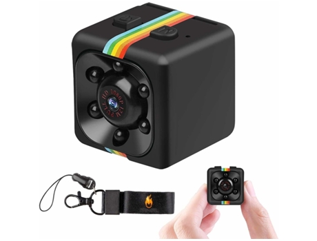 Mini Cámara ENKERS 1080P HD Negro (9128607420579)