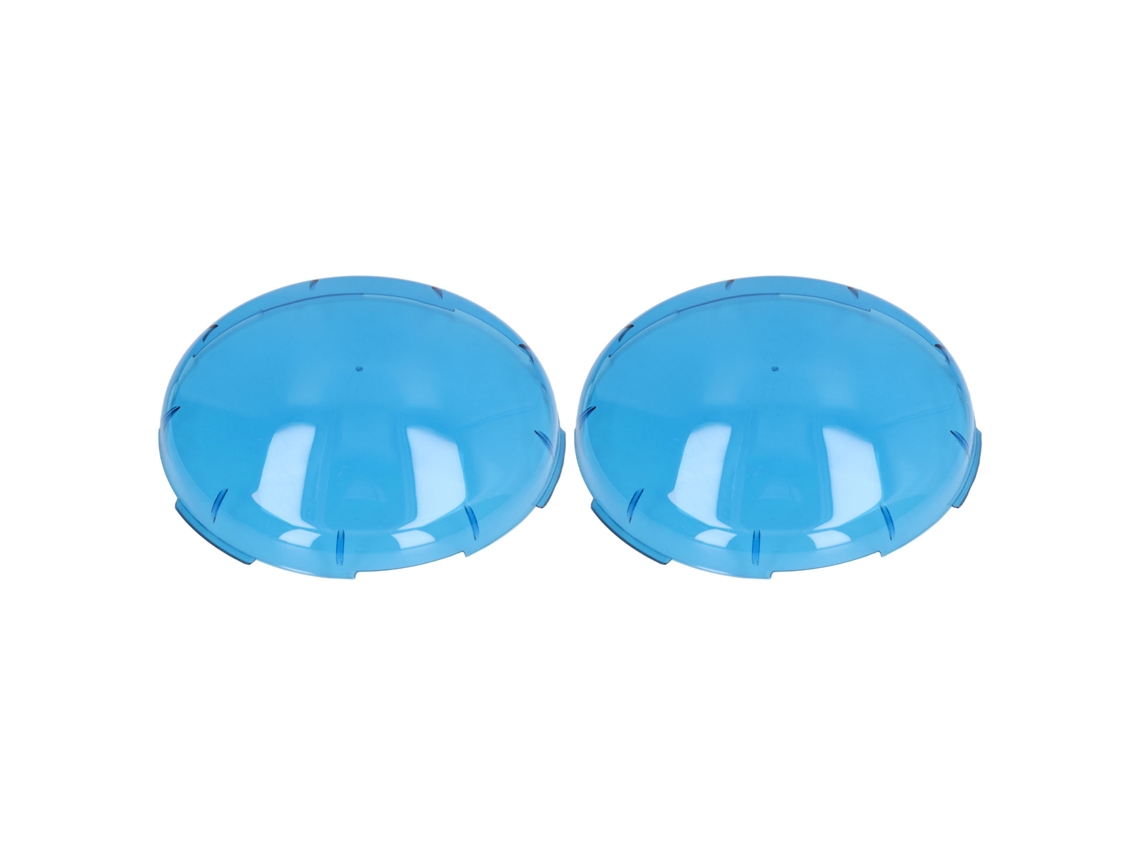 JILLIOPER Cubierta de lente para la luz de la piscina submarina, actualización cosmética azul translúcida, instalación fácil, resistente al envejecimiento, exce