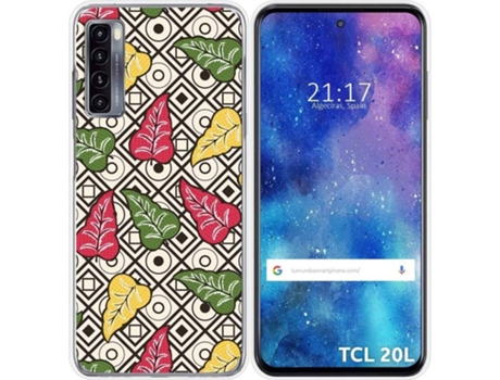 Carcasa TCL 20L TUMUNDOSMARTPHONE Dibujos Transparente Flores 11 Multicolor