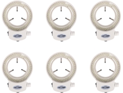 Anillo De Luz Led 6x 144 Para Miniscope, 6000k, Regulable De 0 A 100, Blanco