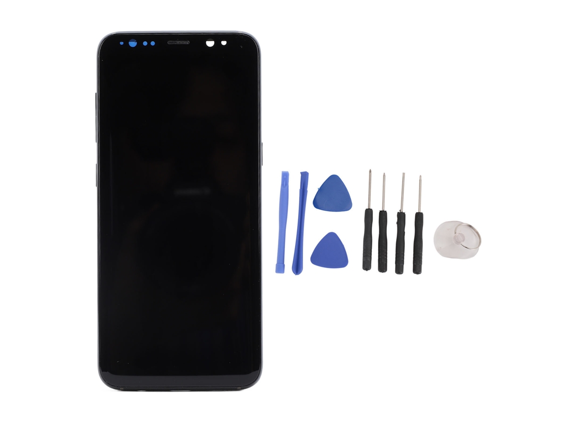 Tela De Substituição Para Galaxy S8 Sm G950u G950f Lcd Touch Screen Com Moldura E Ferramentas De Reparo