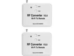 2 Convertidores De Control Remoto Wifi Con Frecuencia De Radio De 240-930 Mhz Para Puertas De Garaje Inteligentes