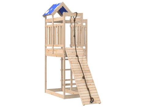 Parque infantil de exterior de VIDAXL madera maciza de pino