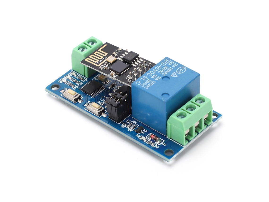 2026-módulo Relé Wifi 1 Vía 5v Esp8266 Control Remoto Inalámbrico Por App Android Interruptor Inalámbrico